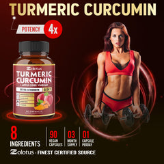 Turmeric curcumin with 95% standardized curcuminoids