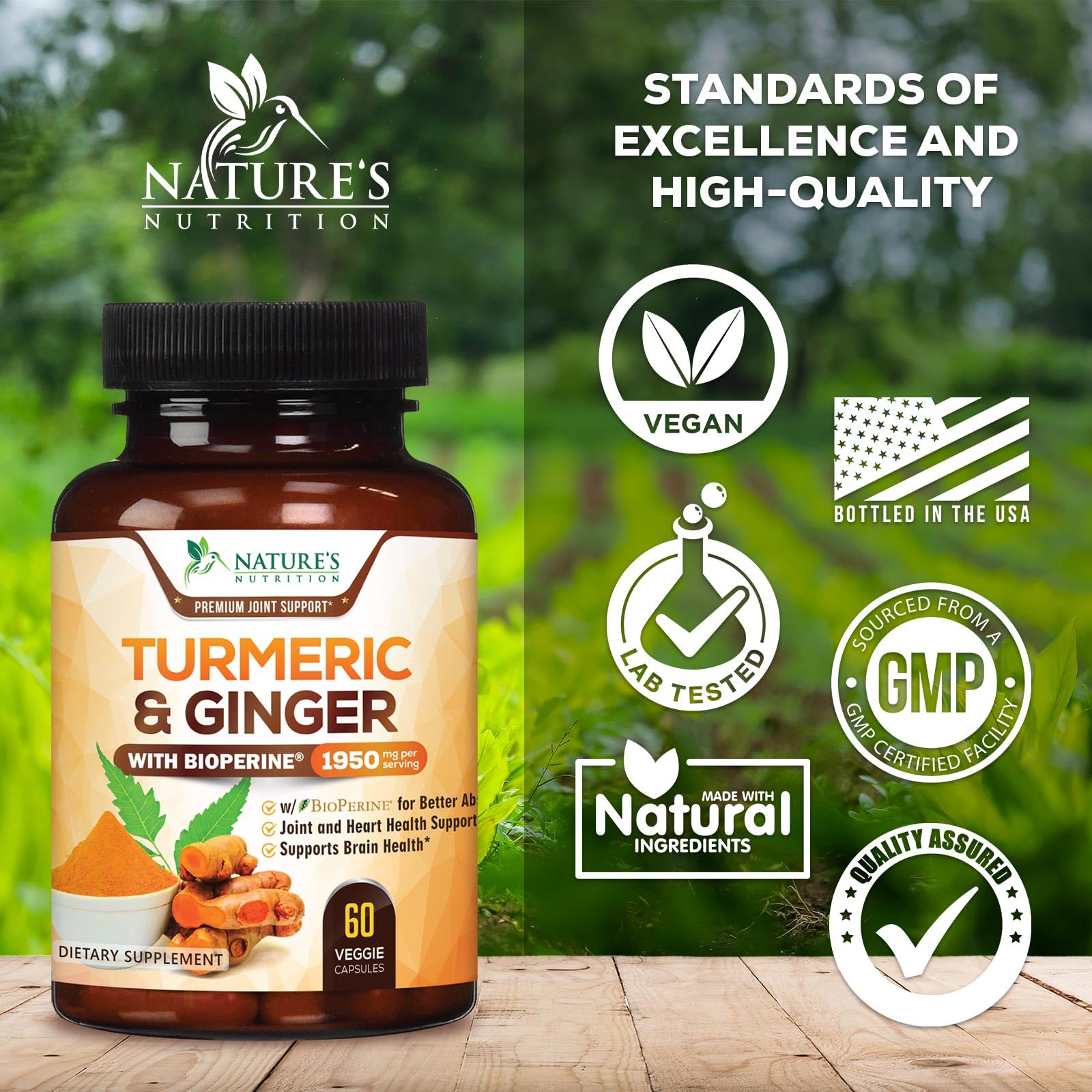 Bioperine black pepper extract ingredient for absorption