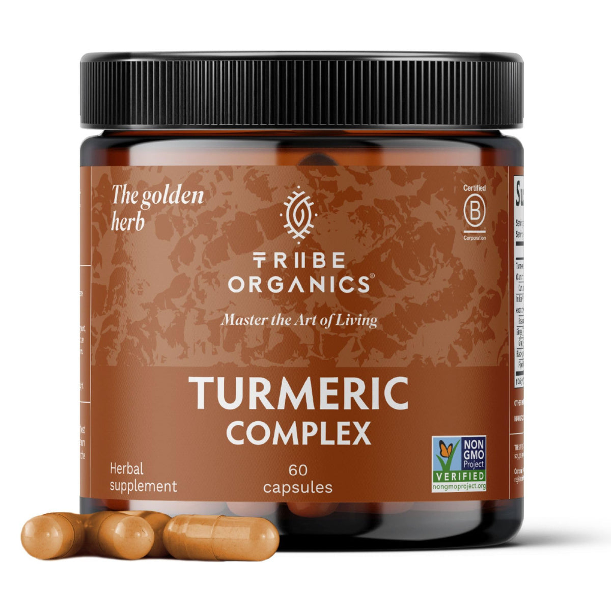 Turmeric Curcumin C3 Complex with BioPerine bottle – 60 vegan capsules