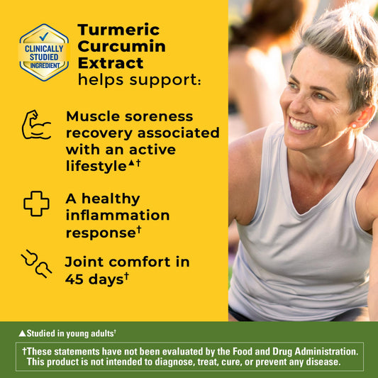 Turmeric Curcumin capsules showing 250 mg per capsule