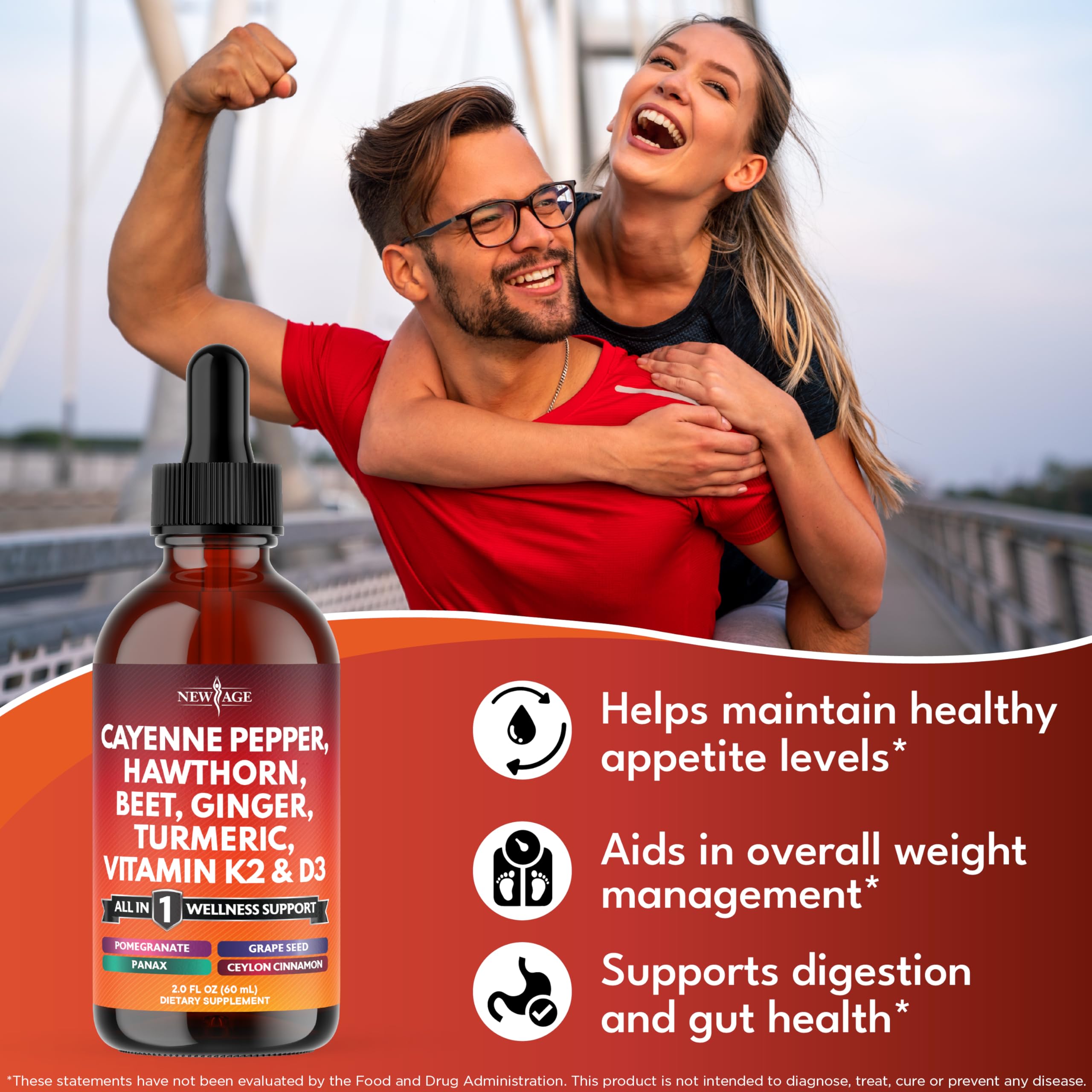 Turmeric curcumin with cinnamon and cayenne pepper liquid drops.
