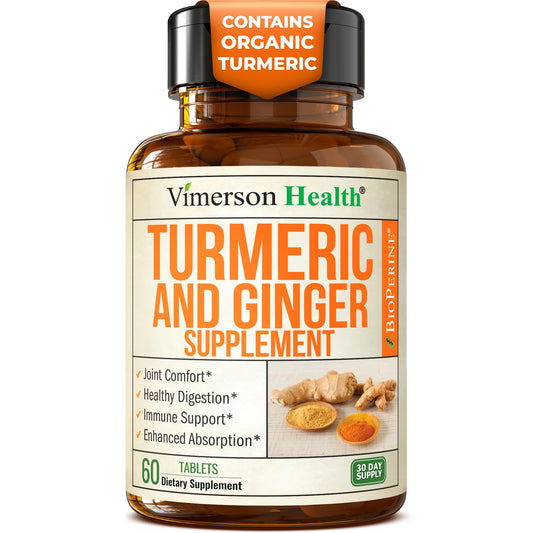 Turmeric Curcumin Ginger Joint Health 60 Tablets