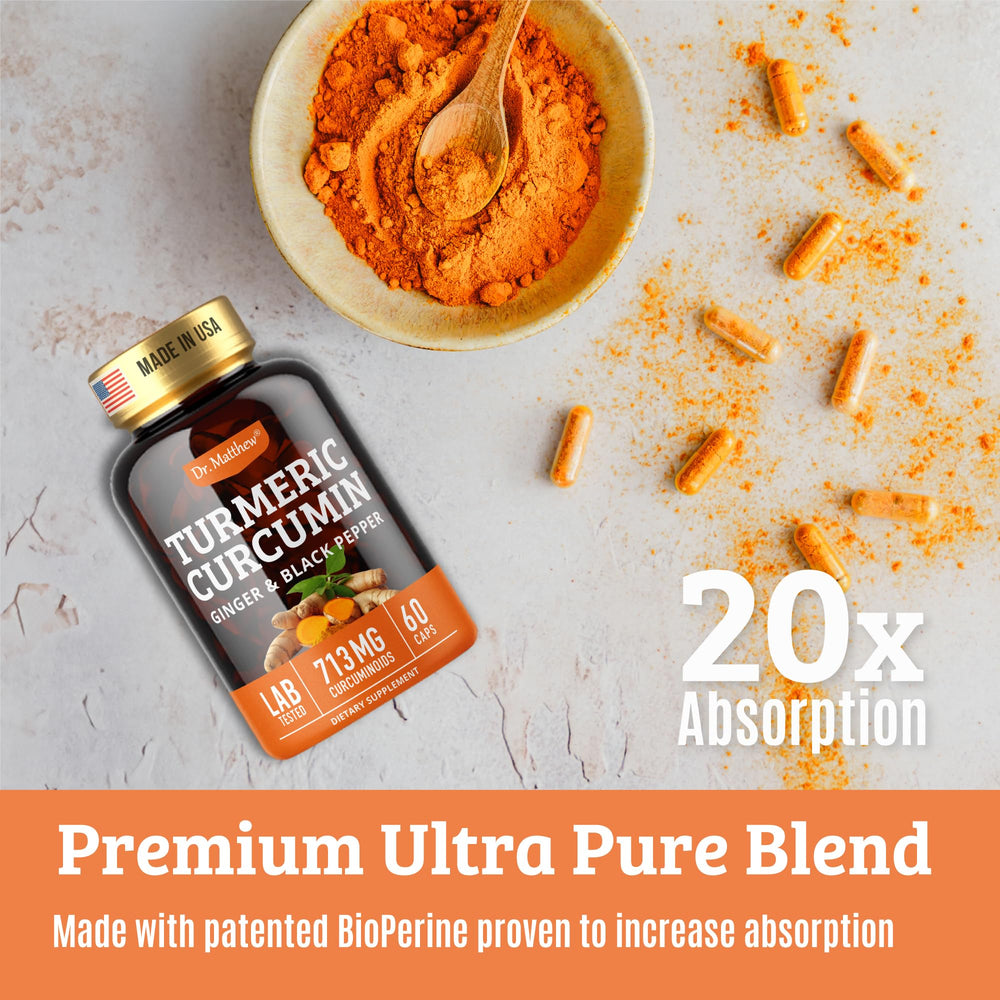 Whole turmeric powder and ginger root