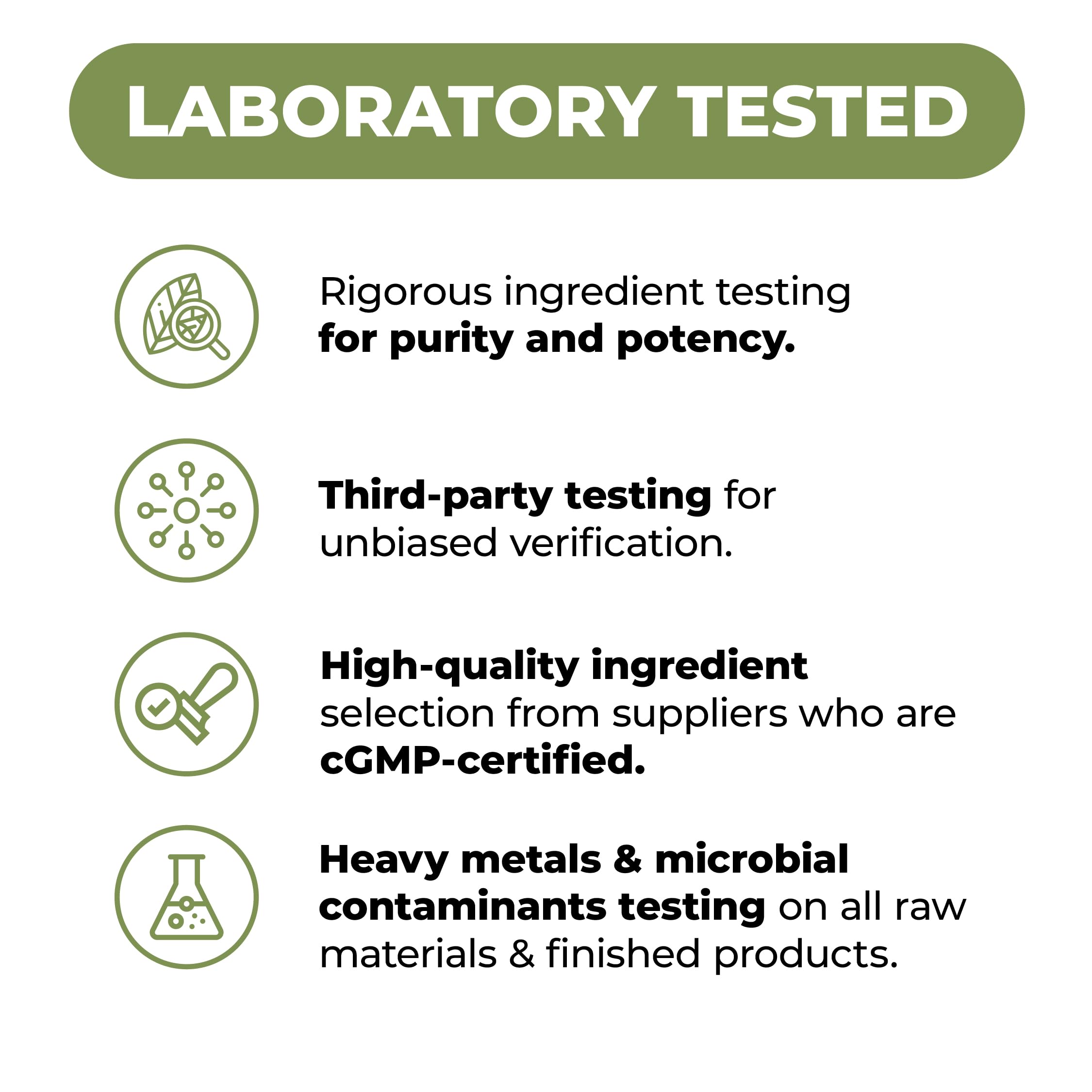 cGMP-certified production and quality assurance badge