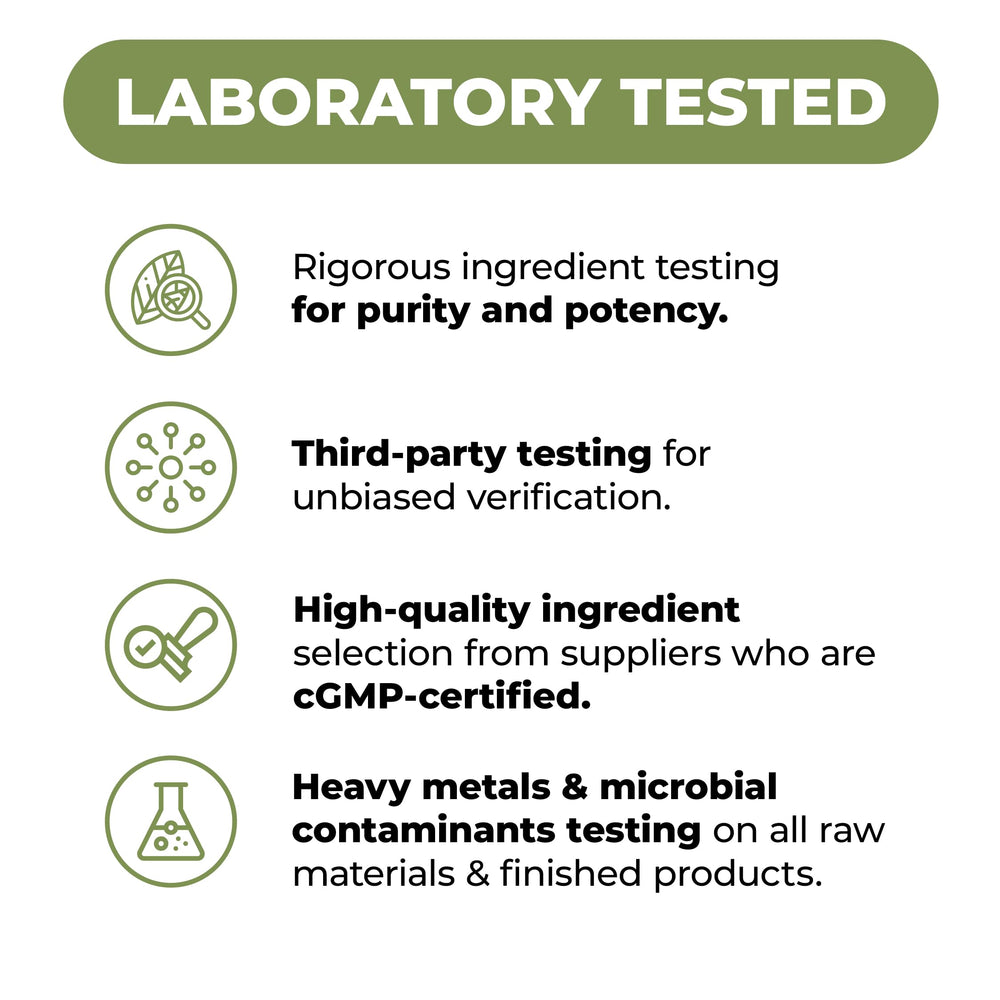 cGMP-certified production and quality assurance badge