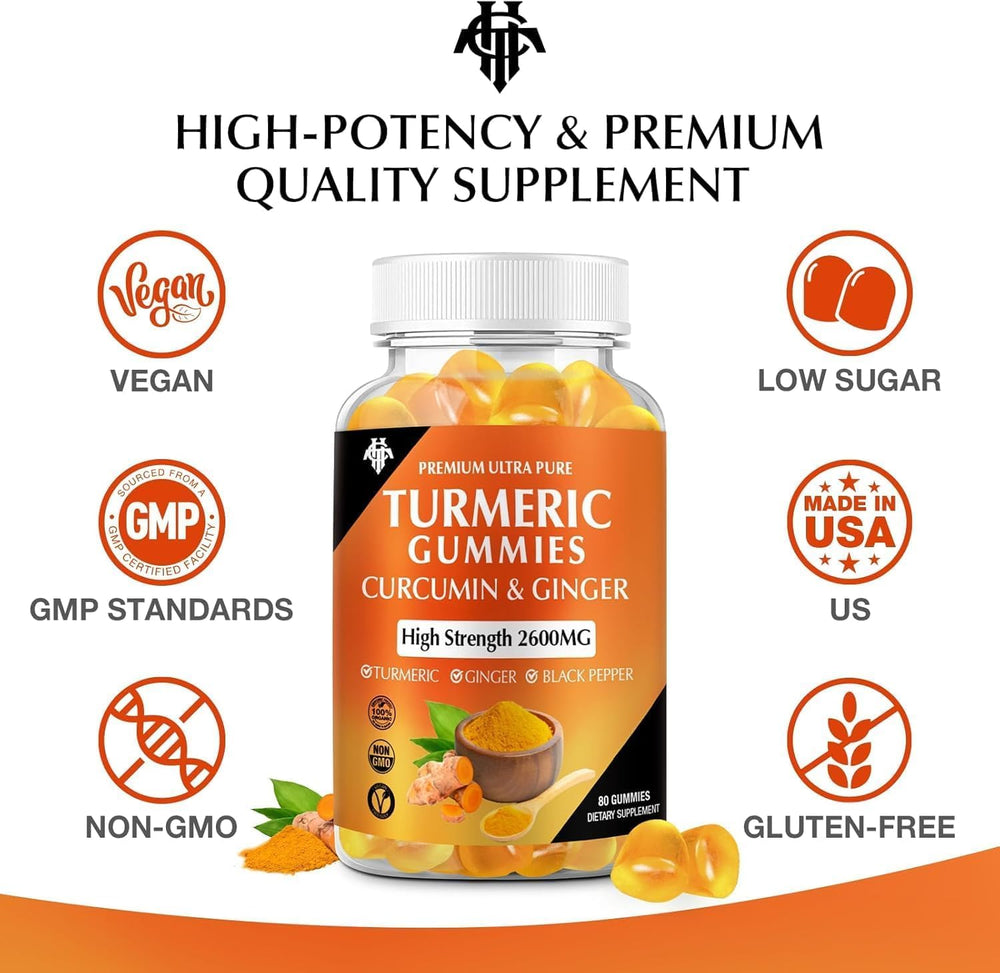 CHANUBITO turmeric curcumin gummies packaging