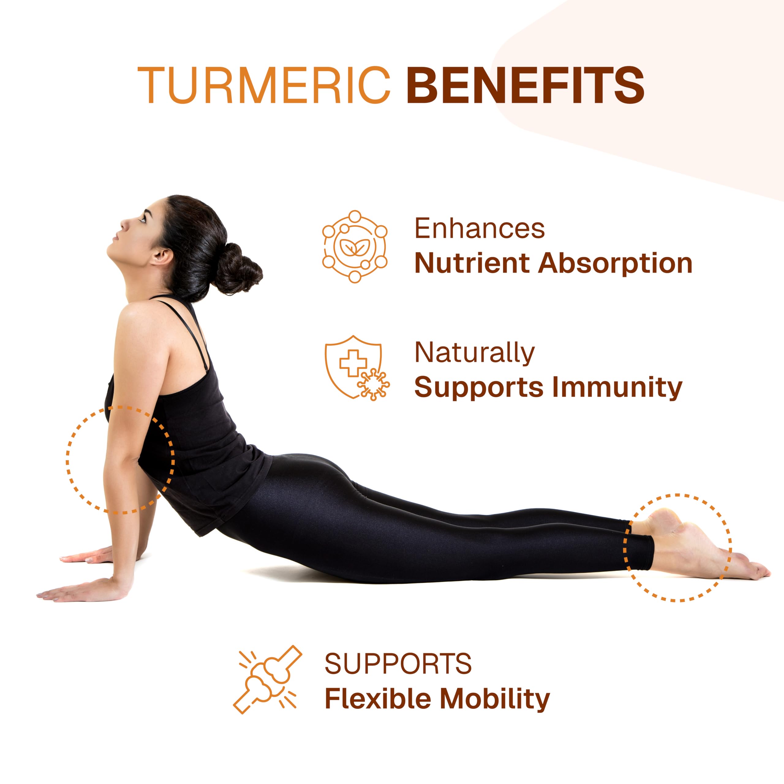 Natural turmeric curcumin for wellness