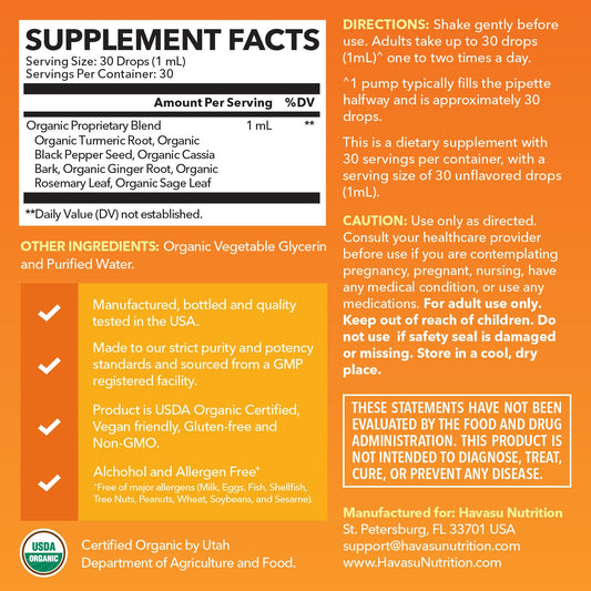 Illustration of 1000mg curcumin per 1mL serving