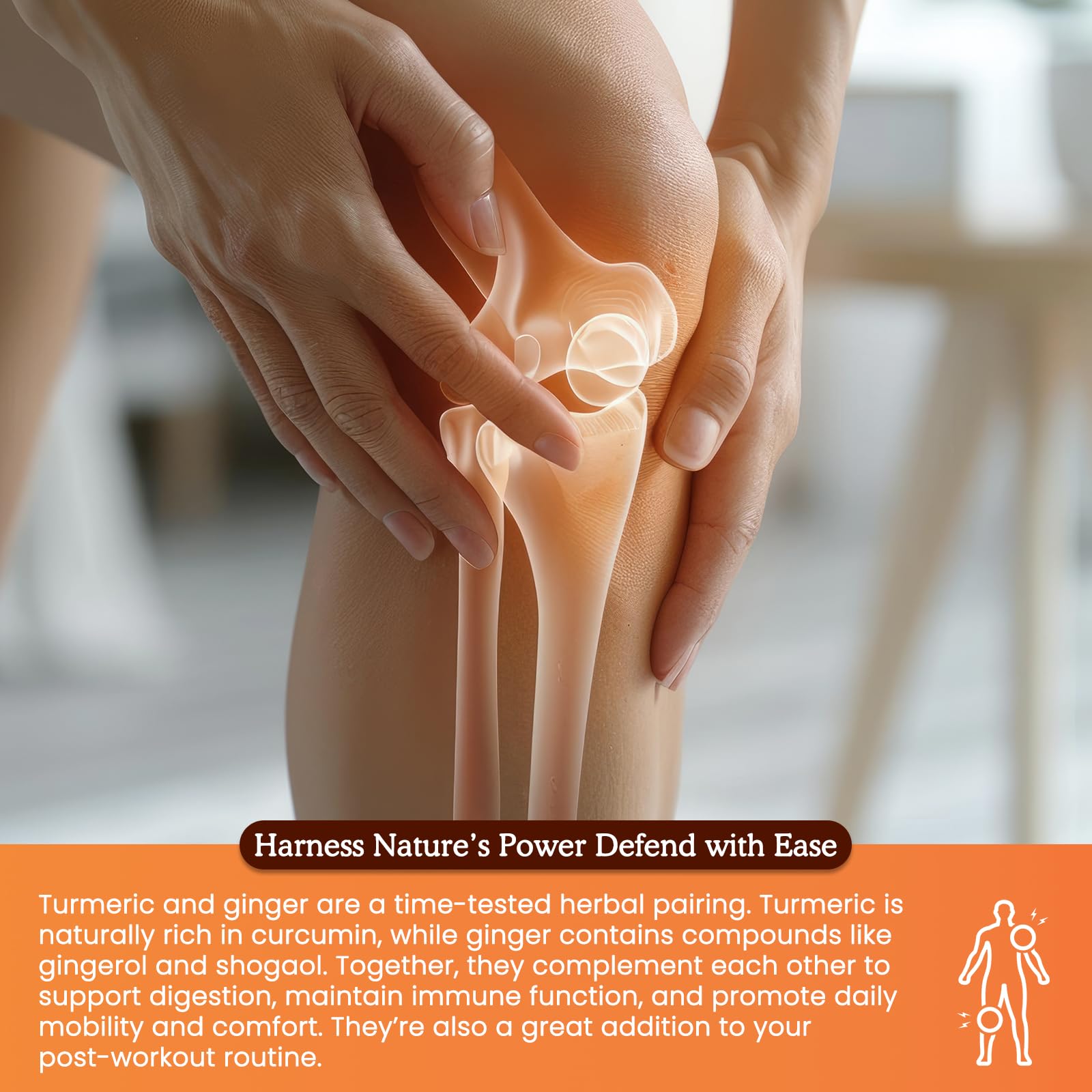 Turmeric drops with cinnamon and rosemary