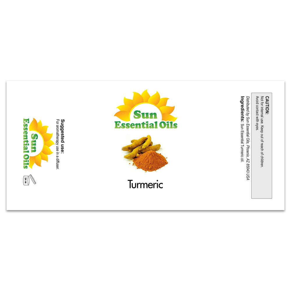Turmeric essential oil for diffuser aromatherapy and calming