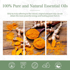 Elegant gift packaging for turmeric essential oil