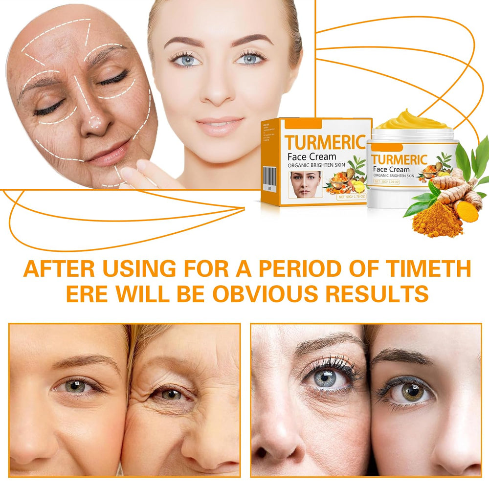 Turmeric Face Cream with soothing botanicals supports gentle daily care