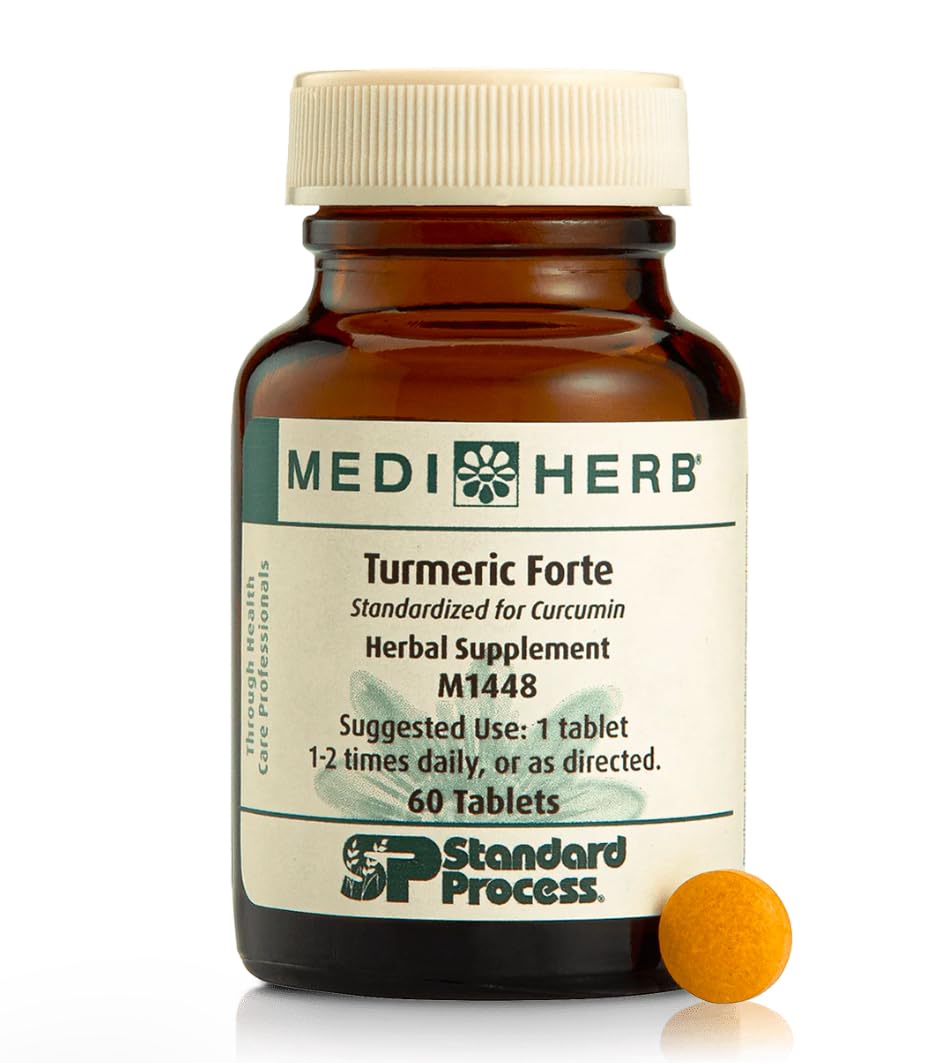 Turmeric Forte bottle and label