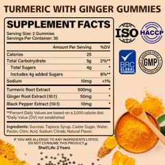Gummies bottle close-up on white background