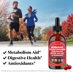 Turmeric with glucomannan and other herbal ingredients in drops