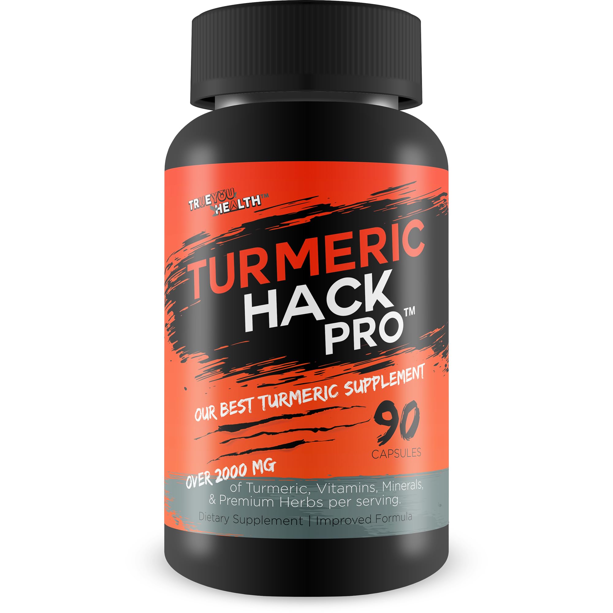 Turmeric Hack Pro bottle on a white background