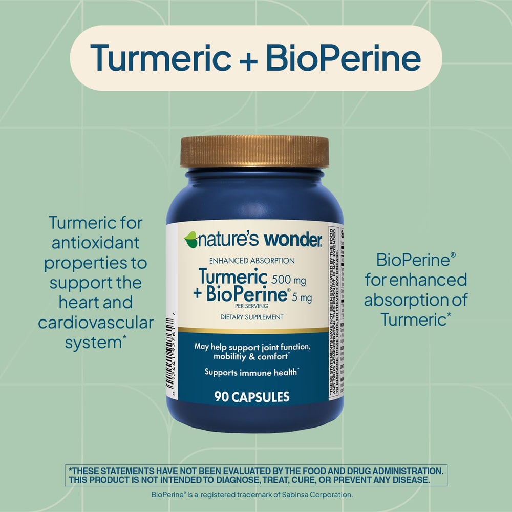 Joint comfort and mobility support with turmeric