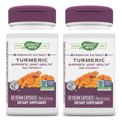 Nature's Way Turmeric Max Potency Premium Extract bottle and label