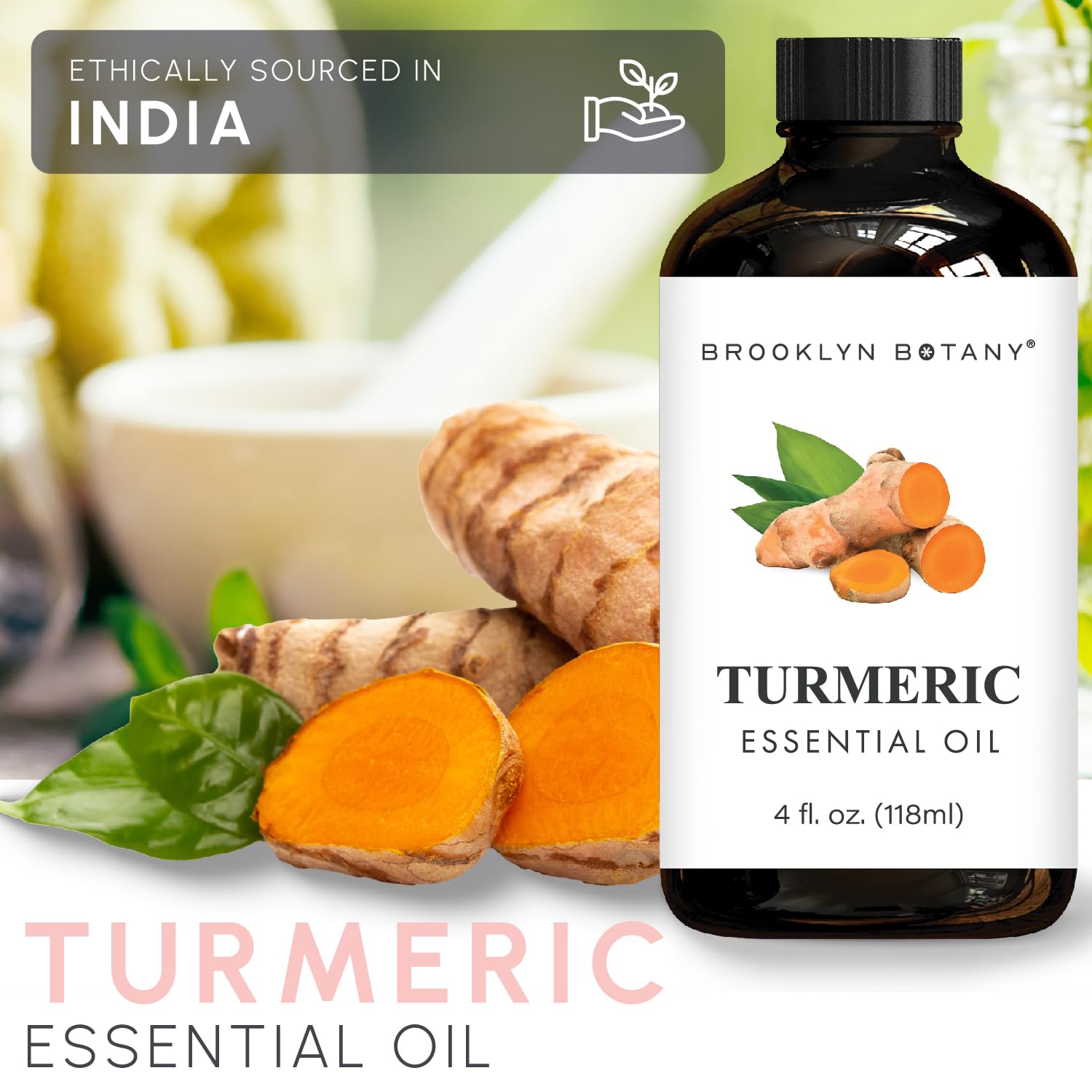 Turmeric essential oil for skin and hair (diluted with carrier oil)