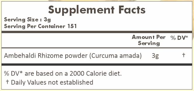 Turmeric powder used for digestive health and immunity