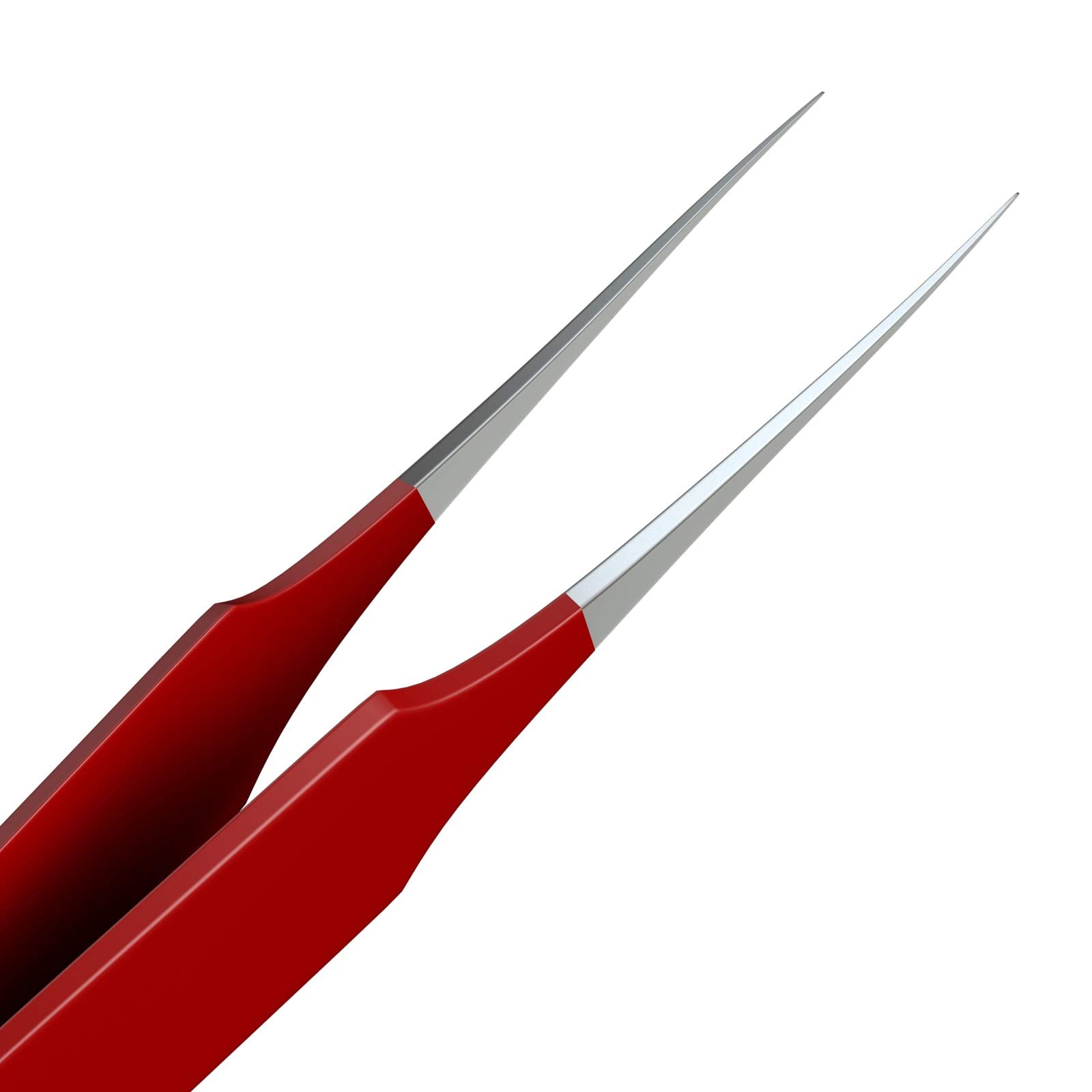 Tweezees ultra-sharp tweezers in surgical-grade steel close-up.