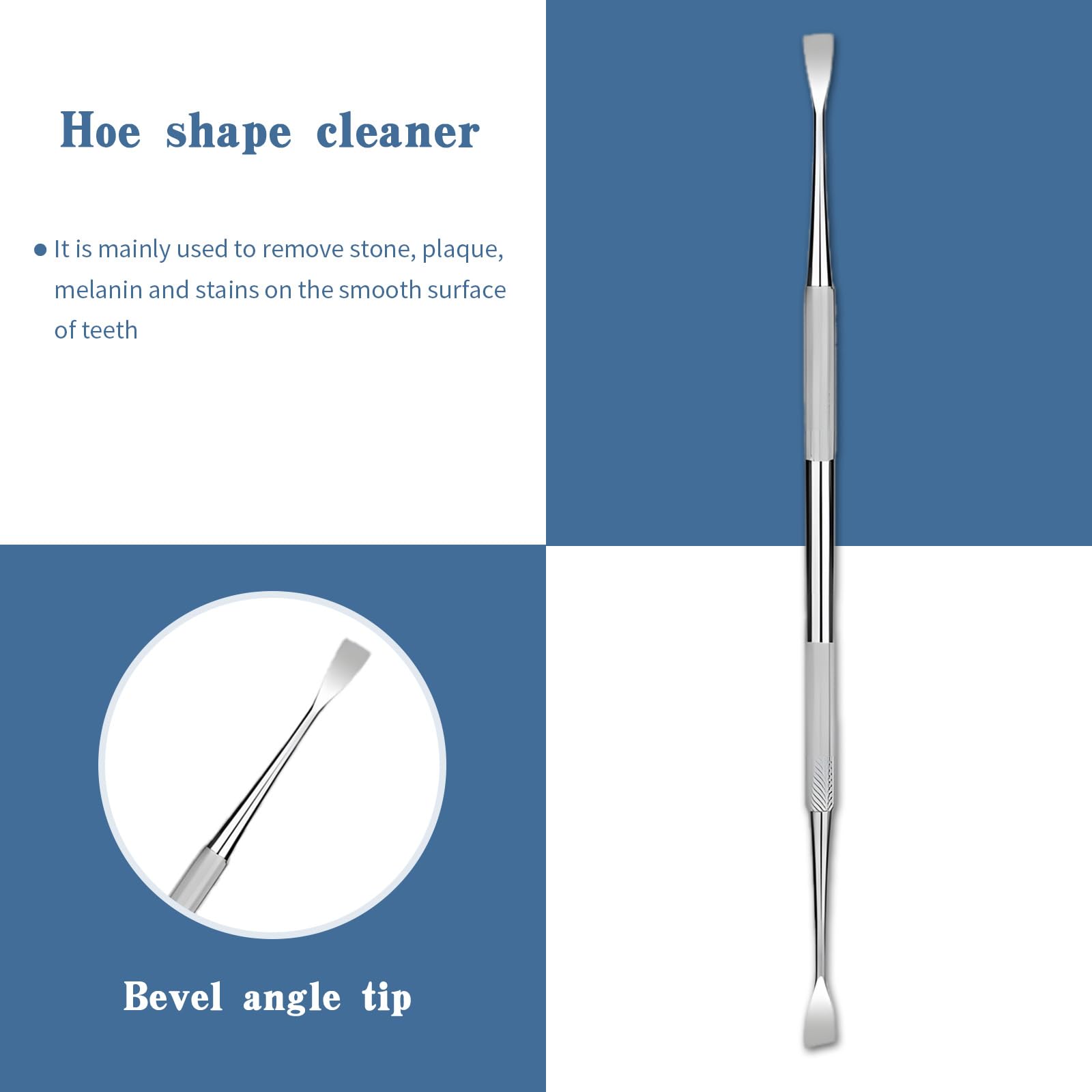 Tweezers, dental probe, and pick scaler