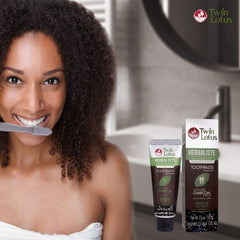 Close-up of charcoal toothpaste texture and enamel protection