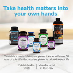 Product packaging display of Twinlab B-12 Dots