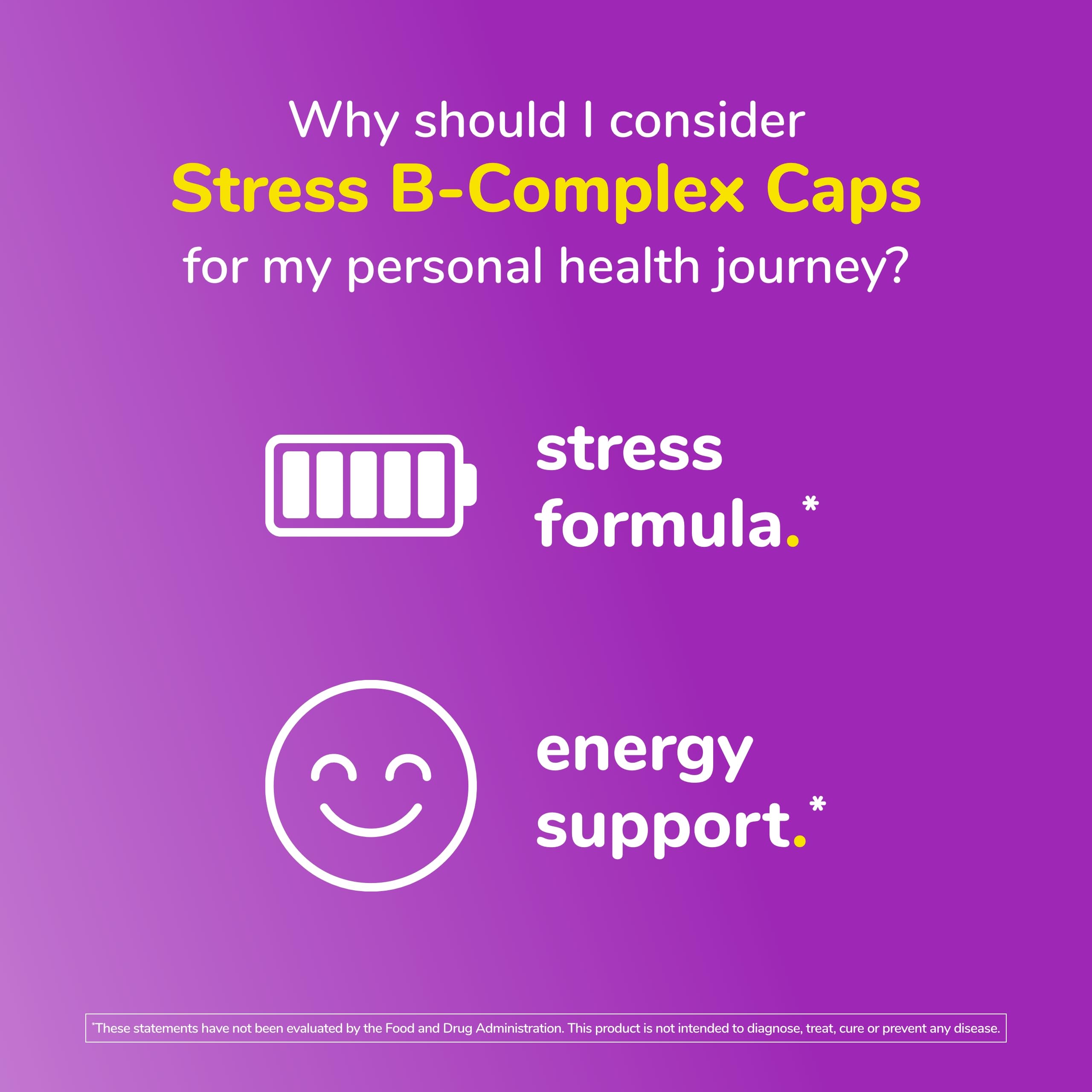 Vitamin B-Complex ingredients with Vitamin C, B6 and B12