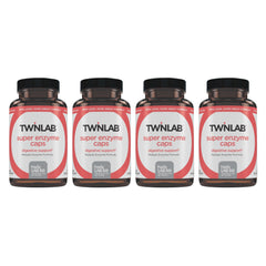 Twinlab Super Enzyme Caps bottle with label