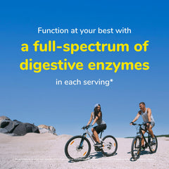 Constipation support and gut health with enzymes