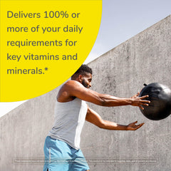 Back of Twinlab TWL Men's Daily One 60 Count bottle showing supplement facts