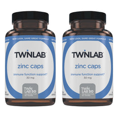 Twinlab Zinc Caps bottle front - Immune Support