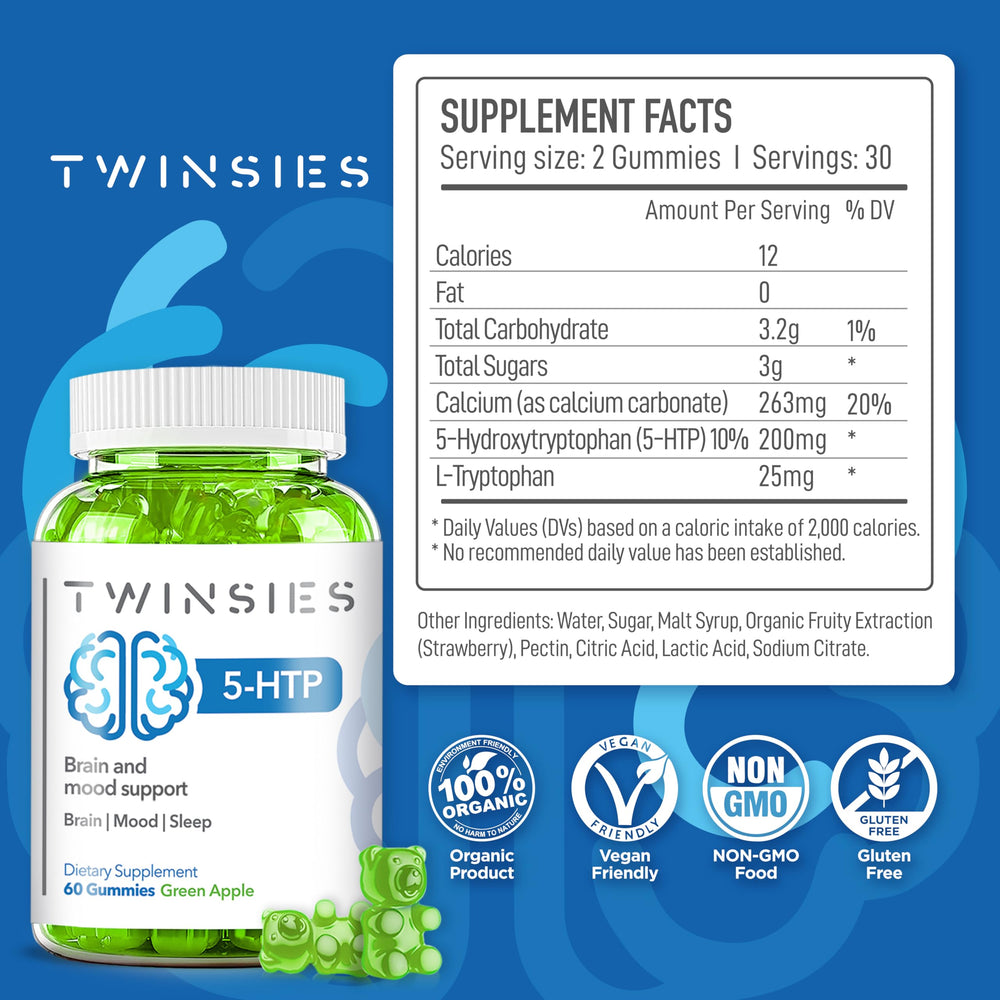 Twinsies gummies in hand demonstrating size and easy dosing