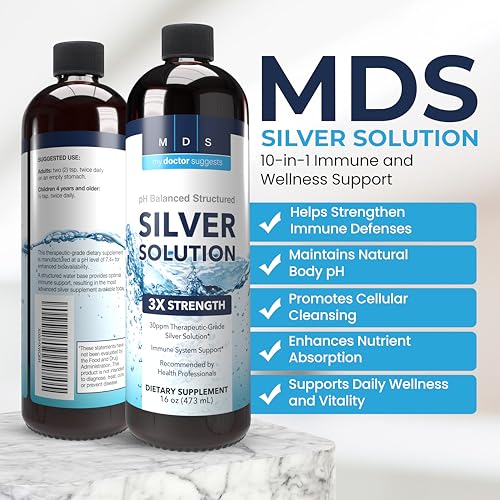 Dosing with two teaspoons of silver liquid