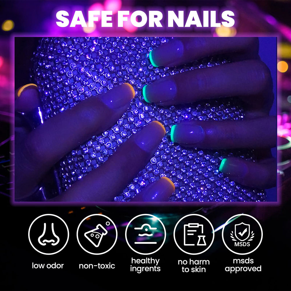 TwoEIGHT Neon Liner Blue nail gel for modern contrast and sharp lines.