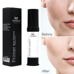 TWOMODE primer dimethicone layer close-up highlights texture-smoothing power