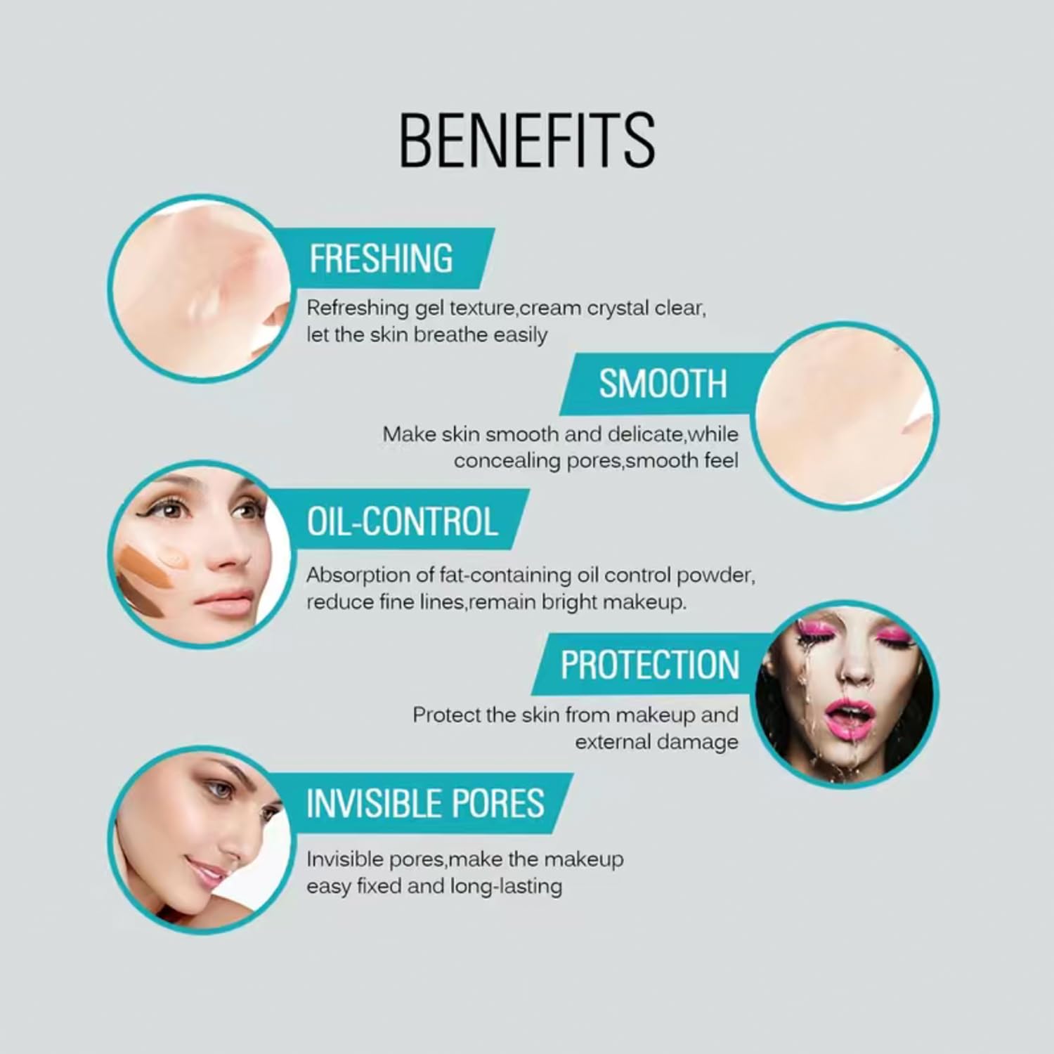 TWOMODE primer pores blur demonstrates pore minimization in action
