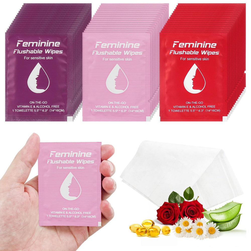 Twoworld feminine wipes chamomile 20-pack offers gentle cleansing on the go.