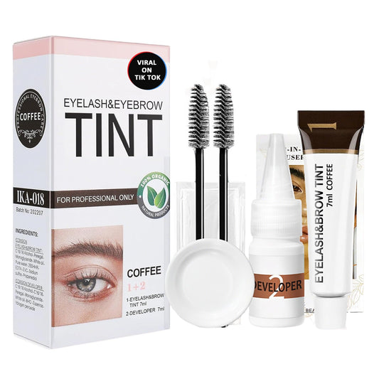 TYAYW Eyelash Color Kit Coffee for defined lashes with long-lasting tint.
