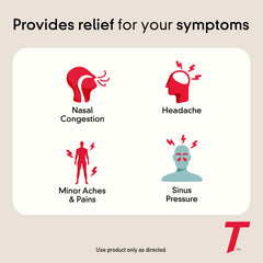 Tylenol Sinus Severe Daytime Caplets caplet closeup showing texture for daytime relief.