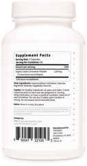 Supplement facts graphic for Type Zero Cinnamon capsules