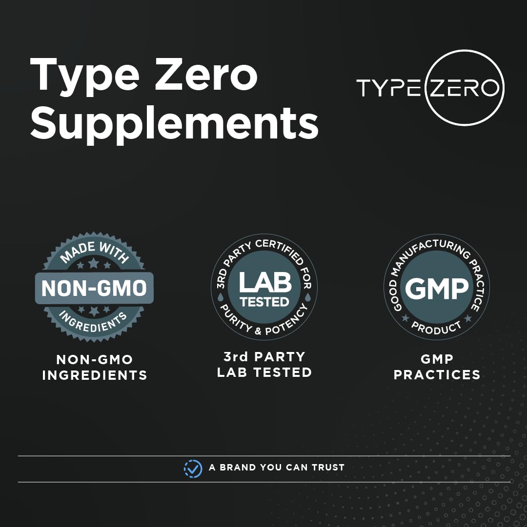 Serving scoop with Type Zero Creatine Monohydrate powder