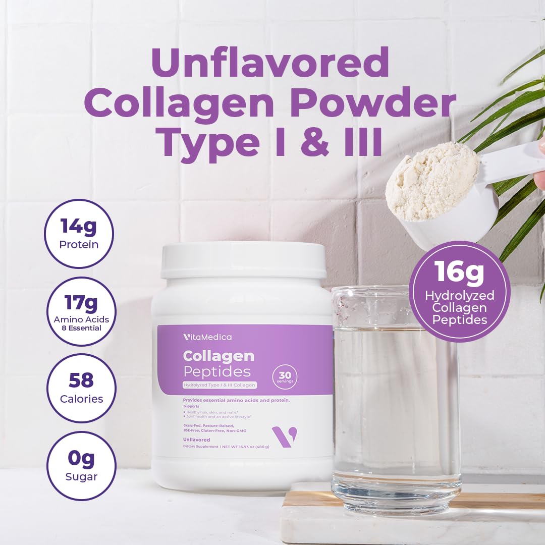 Hydrolyzed collagen types I and III