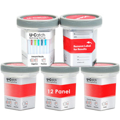 U Catch 5 Pack 12-Panel Drug Test Kit front view