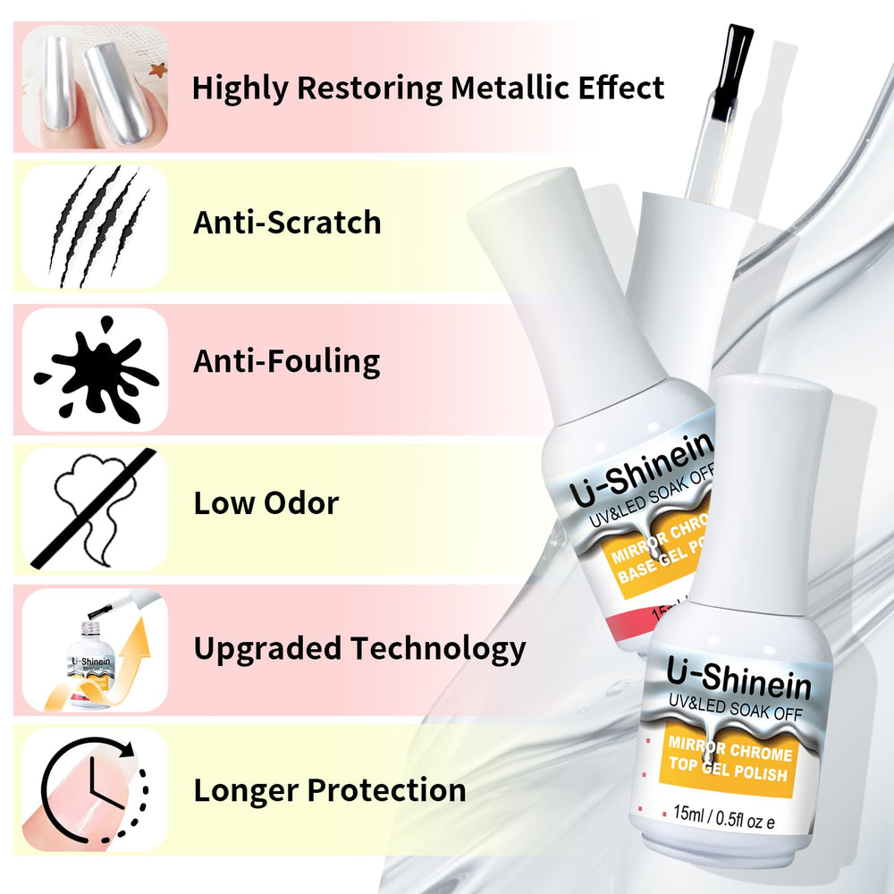 U-Shinein eco-friendly formula label emphasizes safe, cruelty-free use.