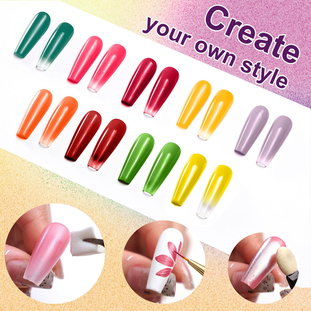 U-Shinein malleable gel paste supports painting, stamping, embossing.