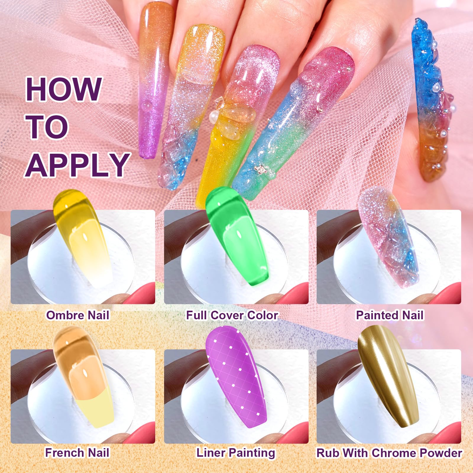 U-Shinein high-gloss finish gel delivers lasting shine on nails