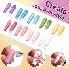 U-Shinein precision nail art tweezers for accurate placement