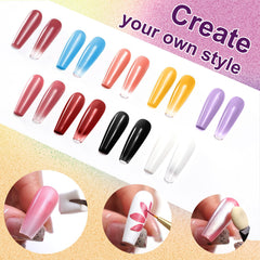 U-Shinein premium nail sponges—soft, sturdy, reusable for cleaner gradients